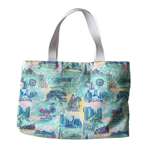 Smith & Quinn The Day Bag in Chicago Toile Print - Picture 2 of 11